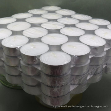 100 Tea Lights Set - White - Unscented Candles